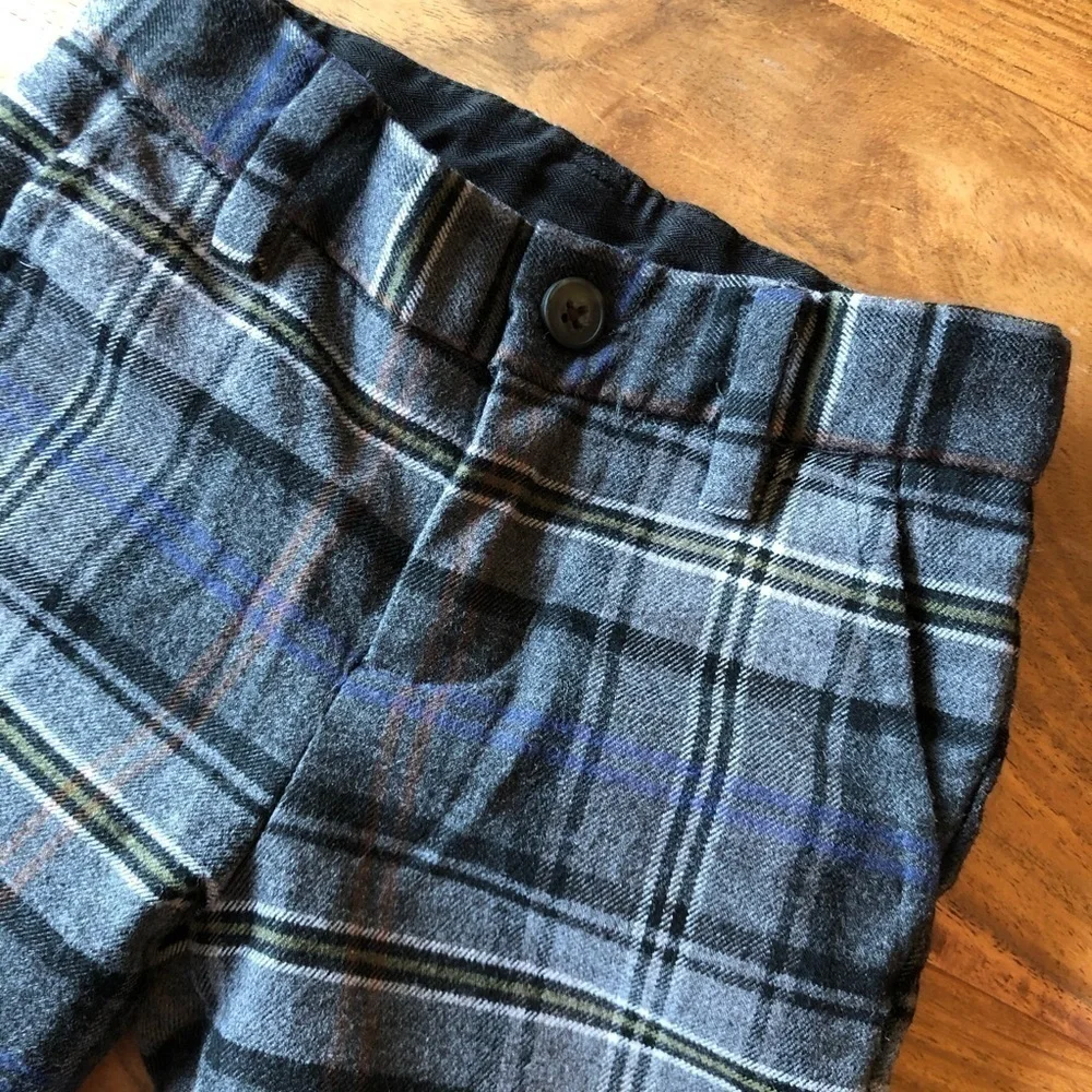Janie and Jack Plaid Pants
